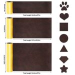 Omont Leather Repair Patch?3.3 X 57 Inch Anti Scratch Self-Adhesive Leather Repair Tape for Couch, Car Seats, Sofas, Handbags?Dark Brown?