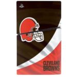 Skinit Decal Gaming Skin Compatible with PS5 Slim Bundle – Officially Licensed NFL Cleveland Browns Design