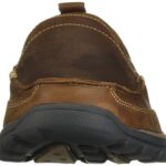 Skechers mens Superior Gains Loafer, Dark Brown, 10.5 US