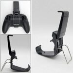 Softmusic Universal Phone Mount Adjustable Gamepad Controller Clip Holder for Xbox One Handle Black