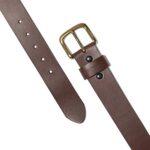 Carhartt Men’s Big and Tall Signature Casual Belt, Journeyman Brown, 50