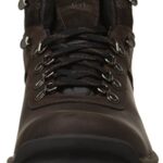 Timberland Men’s Flume Mid Waterproof Hiking Boot, Dark Brown, 10.5