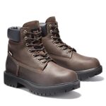 Timberland PRO Men’s Direct Attach 6 Inch Steel Safety Toe Insulated Waterproof Industrial Work Boot, Brown, 13