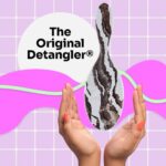 Wet Brush Original Detangling Brush, Brown (Techno Stone) – Detangler Brush with Soft & Flexible Bristles – Detangling Brush for Curly Hair – Tangle-Free Brush for Straight, Thick, & Wavy Hair