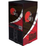 Skinit Decal Gaming Skin Compatible with Xbox Series X Console and Controller – Officially Licensed NFL Cleveland Browns Design