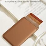 TAILINB Magnetic Wallet Phone Card Holder, Mag-Safe Wallet for iPhone 15 Pro Max/15 Pro/15 Plus/15, for iPhone 14 Pro Max/14 Plus/14 Pro/14, for iPhone 13 Pro Max/13 Pro/13 iPhone 12 Series, Brown