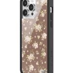 Wildflower Cases – Brown Floral iPhone 14 Pro Max Case