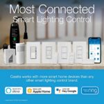 Lutron Diva Smart Dimmer Switch for Caséta Smart Lighting | No Neutral Wire Required | DVRF-6L-BR | Brown