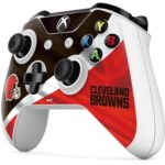 Skinit Decal Gaming Skin Compatible with Xbox One S Controller – Officially Licensed NFL Cleveland Browns Design