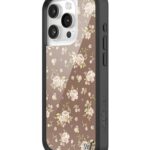 Wildflower Cases – Brown Floral iPhone 15 Pro Case