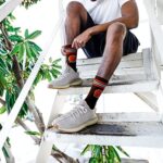 For Bare Feet NFL 4 Stripe Deuce Crew Sock, Cleveland Browns, Large