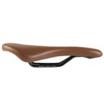 ZHIQIU Colour Bike Saddle Seat Pad Breathable Comfortable Bicycle Fit for Road Bike Fixed Gear Bike (Brown Hollow)