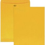 Mead Mailing Envelopes, Clasp Closure, 9″ X 12″, All-Purpose 24-lb Paper, Brown Kraft Material, 20 per Box (76020)