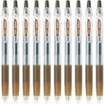 Pilot Juice 0.5mm Gel Ink Ballpoint Pen, Coffee Brown Ink, Value Set