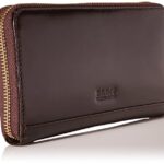 Timberland womens Leather Rfid Zip Around Wallet Clutch With Strap Wristlet, Brown (Cloudy), One Size US