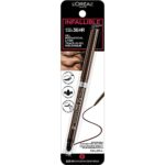 L’Oreal Paris Infallible Grip Mechanical Gel Eyeliner Pencil, Smudge-Resistant, Waterproof Eye Makeup with Up to 36HR Wear, Brown Denim, 0.01 Oz