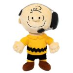 Jinx Official Peanuts Collectible Plush Charlie Brown, Excellent Plushie Toy for Toddlers & Preschool, Mission Control NASA, Snoopy Team
