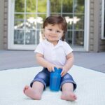 Dr. Brown’s Milestones Cheers 360 Training Cup for Toddlers & Babies, Leak-Free Sippy Cup, Blue & Aqua, 10 oz/300mL, 2 Pack