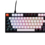 Keychron C1 Mac Layout Wired Mechanical Keyboard, Gateron G Pro Brown Switch, Tenkeyless 87 Keys ABS keycaps Computer Keyboard for Windows PC Laptop, RGB Backlight, USB-C Type-C Cable