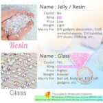 qiipii 3060PCS Brown Resin Rhinestones for Crafts Coffee Flatback Jelly Resin Rhinestone 2mm 3mm 4mm 5mm 6mm Non-Hotfix Copper Gems Stones Diamonds Crystals for Tumblers Mugs Bottles DIY Crafts