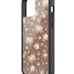 Wildflower Cases – Brown Floral iPhone 12/12 Pro Case