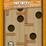 Wood Labyrinth Infinity : The Silver Ball and the deep black holes – Free Edition