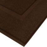 Utopia Towels Cotton Banded Rug Bath Mats, [Not a Bathroom Rug] 21×34 Inches, 100% Ring Spun Cotton – Highly Absorbent and Machine Washable Shower Bathroom Floor Towel, Dark Brown, 2 Pack