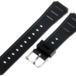 Timex Men’s Q7B727 Resin Performance Sport 18mm Black Replacement Watchband