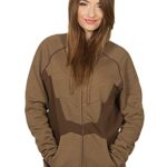 JINX StarCraft II Zerg Carapace Men’s Gamer Zip-Up Hoodie, Brown, Small