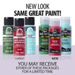 FolkArt Multi-Surface Paint in Assorted Colors (2 oz), 2908, Real Brown