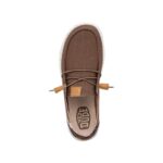 Hey Dude Women’s Wendy Washed Canvas Brown Size 8 | Women’s Shoes | Women’s Slip-on Loafers | Comfortable & Light-Weight