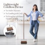 STANLEY HOME PRODUCTS Electrostatic Carpet & Floor Sweeper – Heavy Duty Lightweight Floor Cleaner – Suitable for Smooth Floors and Low Pile Rugs & Carpeting No Electricity Needed