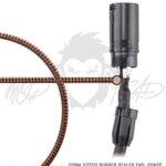 Mophead 15-Foot Balanced XLR Microphone Cable – 3-Pin XLR Male to XLR Female Pro Grade Double Insulated Tweed Braided (Brown and Black)