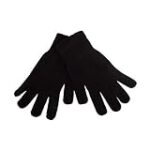 Ladies Gloves Magic Knit Gloves for Women Solid Brown, One Size