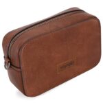 Wrangler Small Crossbody Bags for Women Snapshot Camera Purse Shoulder Waist Belt Bag Mini Brown Handbag Trendy with Wide Strap,WG128-2025BR
