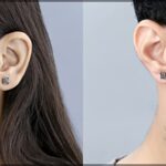 Dazzlingrock Collection Round Black Diamond Cluster Square Unisex Stud Earrings (0.10 ctw, Color Black, Clarity Opaque) in Black Plated 925 Sterling Silver in Screw Back