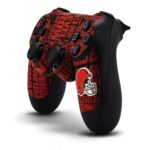 Skinit Decal Gaming Skin Compatible with PS4 Controller – Officially Licensed NFL Cleveland Browns – Blast Design