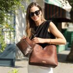 CLUCI Purses for Women Tote Handbags Vegan Leather Hobo Bags Fashion Large Ladies Shoulder Bag