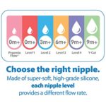 Dr. Brown’s Natural Flow Baby Bottle Nipple – Ultra-Preemie, Super Slow Flow – 6pk – 0m+