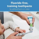 Dr. Brown’s Fluoride-Free Baby Toothpaste, Infant & Toddler Oral Care, Mixed Fruit, 3-Pack, 1.4oz/40g, 0-3 years