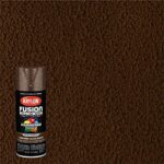 Krylon K02785007 Fusion All-In-One Spray Paint for Indoor/Outdoor Use, Hammered Cocoa Brown, 12 Ounces