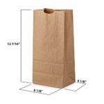 MT Products Brown Paper Bags – 8 lbs. Capacity, Multipurpose Grocery Bags – Disposable Paper Lunch Bags Perfect for Shopping, Storage, and More (100 Pieces)
