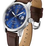 Invicta Men’s 15254 I-Force Blue Dial Dark Brown Leather Watch