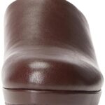 Amazon Essentials Women’s Clog, Chestnut Brown Faux Leather, 9