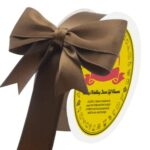 LEEQE Double Face Brown Satin Ribbon 7/8 inch X 25 Yards Polyester Brown Ribbon for Gift Wrapping Very Suitable for Weddings Party Invitation Decorations and More