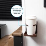 Camco Adjustable Drink Holder | Can Hold Mugs, Large Drinks and Almost Any Size Bottle or Can | Make Great Extra Cupholders for Cars, Trucks, RVs, Vans, Boats and Much More | Brown (44043)