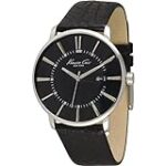 Kenneth Cole New York Men’s Swiss Automatic Stainless Steel Case Leather Strap Brown,(Model:KC1515)