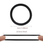 Vrose Flosi Hair Ties For Women Girls Men Kids Toddler Seamless Hair Ties For Thick & Curly Hair – Brown Rubber Bands For Hair No Damage Ponytail Holder