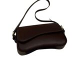 Verdusa Women’s Flap Underarm Shoulder Bags PU Leather Crossbody Bag Coffee Brown One-Size