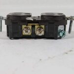 Leviton CR20 20-Amp, 125-Volt, Narrow Body Duplex Receptacle, Straight Blade, Commercial Grade, Self Grounding, Brown